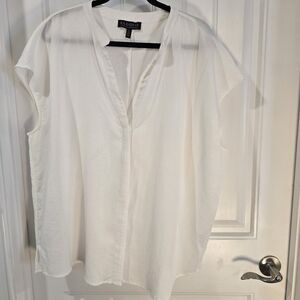 Eloquii Women's White Blouse